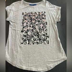 Women’s Apt.9 Cheetah Print T-Shirt Size Small
